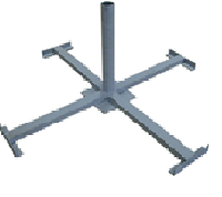 Основание для флагштока Виндер Крест под плитку 40х40 см Основание для флагштока Виндер Крест под плитку 40х40 см