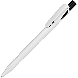 TWIN, ручка шариковая, черный/белый, пластик