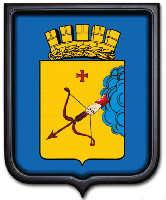 Герб Кирова 35х43 см, печатный, темная рамка (большая форма)