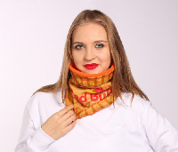 Бафф Арктик двухслойный на флисе взрослый, с полной запечаткой Бафф Арктик двухслойный на флисе взрослый, с полной запечаткой