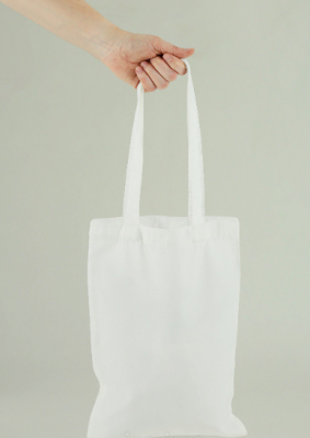 Сумка Румми из канваса 35х45 см, однотонная